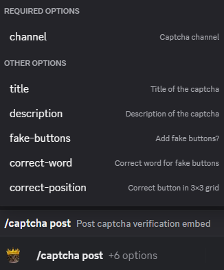 Hugo captcha post command setup