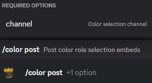Hugo color post command setup