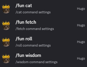Hugo fun command