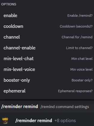 Hugo reminders remind settings