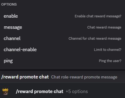 Hugo chat reward promotion example