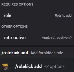 Hugo rolekick add command setup