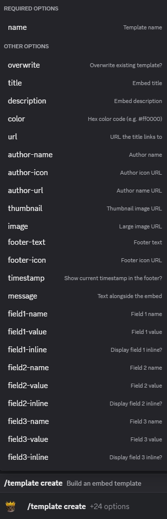 Hugo template create command