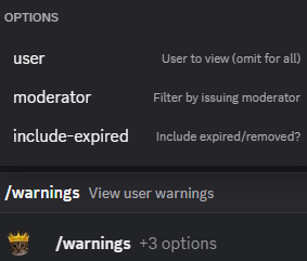 Hugo warnings command overview