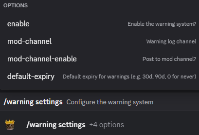 Hugo warning settings configuration