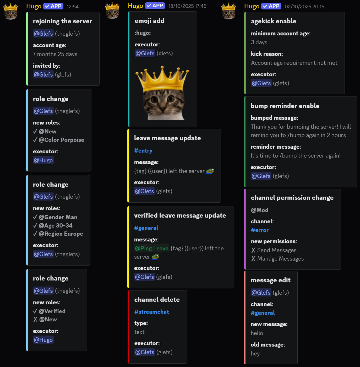 Logs showcase